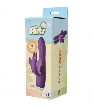 FLIRTS BUTTERFLY VIBRATOR PURPLE