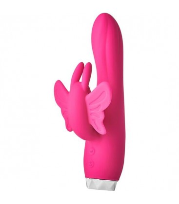 FLIRTS BUTTERFLY VIBRATOR PINK