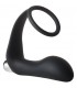FANTASSTIC VIBRATING ANAL PLUG WITH COCKRING BLACK
