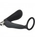 FANTASSTIC VIBRATING ANAL PLUG WITH COCKRING BLACK