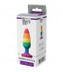 COLOURFUL LOVE RAINBOW ANAL PLUG MEDIUM