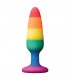 COLOURFUL LOVE RAINBOW ANAL PLUG SMALL