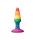 COLOURFUL LOVE RAINBOW ANAL PLUG MINI