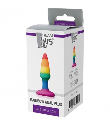 COLOURFUL LOVE RAINBOW ANAL PLUG MINI