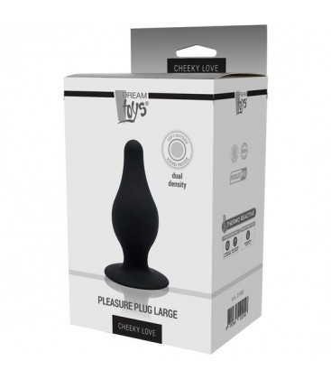 CHEEKY LOVE DUAL DENSITY PLEASURE PLUG L BLACK