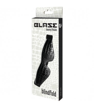 BLAZE BLINDFOLD CROCO BLACK