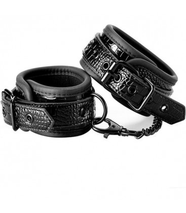 BLAZE ANKLE CUFF CROCO BLACK