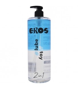 EROS 2 EN 1 LUBRICANTE BASE DE AGUA 1000 ML