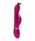 VIVE GADA VIBRADOR CONEJITO TRIPLE ESTIMULACIoN ROSA