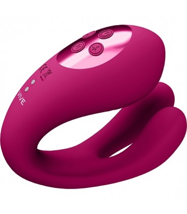 VIVE YOKO VIBRADOR TRIPLE ACCION CON PULSACION ROSA