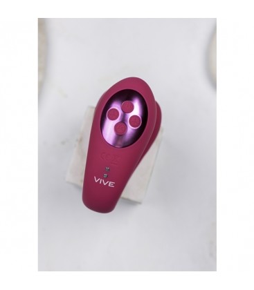 VIVE YOKO VIBRADOR TRIPLE ACCION CON PULSACION ROSA
