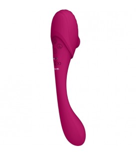 VIVE MIRAI VIBRADOR DOBLE FLEXIBLE PULSE WAVE AIR WAVE ROSA