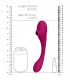VIVE MIRAI VIBRADOR DOBLE FLEXIBLE PULSE WAVE AIR WAVE ROSA