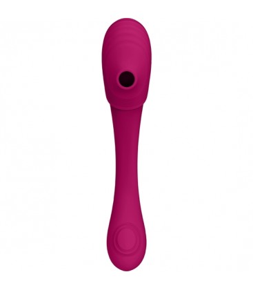 VIVE MIRAI VIBRADOR DOBLE FLEXIBLE PULSE WAVE AIR WAVE ROSA