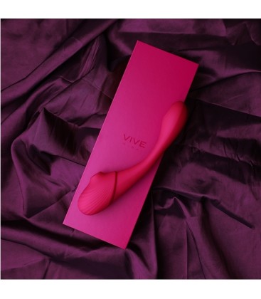 VIVE MIRAI VIBRADOR DOBLE FLEXIBLE PULSE WAVE AIR WAVE ROSA