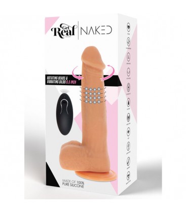 PENE VIBRADOR CON CUENTAS GIRATORIAS