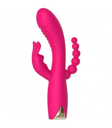 AFRODITA TRIPLE VIBRADOR DE SILICONA