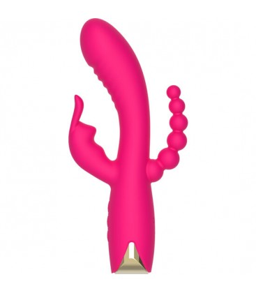 AFRODITA TRIPLE VIBRADOR DE SILICONA