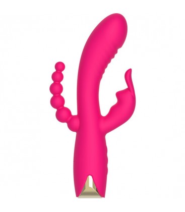 AFRODITA TRIPLE VIBRADOR DE SILICONA