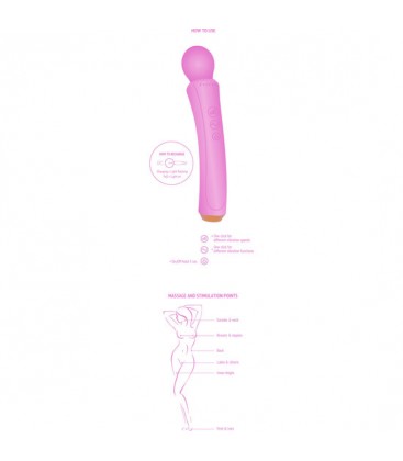 THE CURVED WAND MASAJEADOR FUCSIA