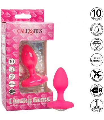 PLUG VIBRADOR MEDIANO ROSA