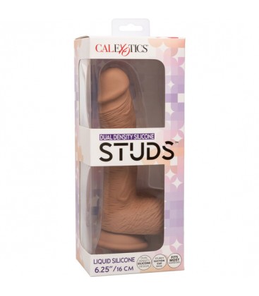 PENE DE SILICONA DE DOBLE DENSIDAD 215CM MARRON
