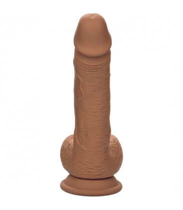 PENE DE SILICONA DE DOBLE DENSIDAD 215CM MARRON