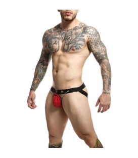 DNGEON CHAIN JOCKSTRAP - ROJO