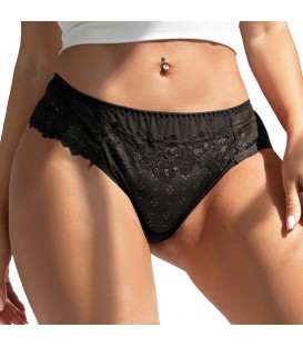 BRAGUITAS DE ENCAJE FLORAL SEXY NEGRO