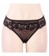 BRAGUITAS DE ENCAJE FLORAL SEXY NEGRO