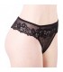 BRAGUITAS DE ENCAJE FLORAL SEXY NEGRO