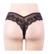BRAGUITAS DE ENCAJE FLORAL SEXY NEGRO