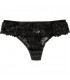 BRAGUITAS DE ENCAJE FLORAL SEXY NEGRO