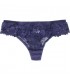 BRAGUITAS DE ENCAJE FLORAL SEXY AZUL OSCURO