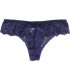 BRAGUITAS DE ENCAJE FLORAL SEXY AZUL OSCURO