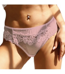 L XL BRAGUITAS DE ENCAJE FLORAL ROSA SEXY
