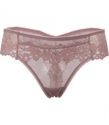 L XL BRAGUITAS DE ENCAJE FLORAL ROSA SEXY