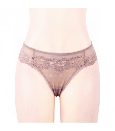 L XL BRAGUITAS DE ENCAJE FLORAL ROSA SEXY