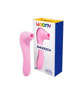 WOOOMY SMOOOCH SUCCIONADOR Y VIBRADOR DE CLITORIS ROSA