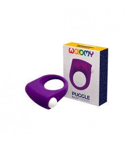 WOOOMY PUGGLE ANILLO CON BALA VIBRADORA MORADO