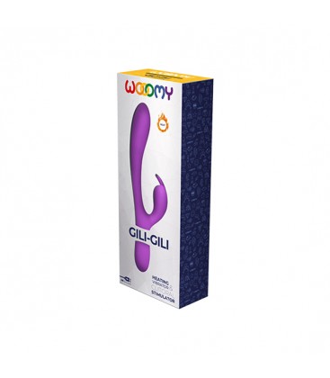 WOOOMY GILI GILI VIBRADOR CON CALOR MORADO