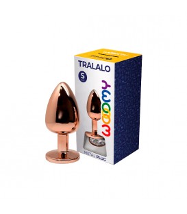 WOOOMY TRALALO PLUG DE METAL ORO ROSA TALLA S COLOR BLANCO