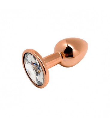 WOOOMY TRALALO PLUG DE METAL ORO ROSA TALLA S COLOR BLANCO