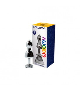 WOOOMY LOLLYPOP PLUG METAL DOUBLE BALL TALLA S COLOR BLANCO