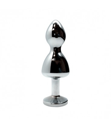 WOOOMY LOLLYPOP PLUG METAL DOUBLE BALL TALLA M COLOR BLANCO