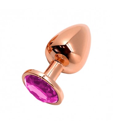 WOOOMY TRALALO PLUG DE METAL ORO ROSA TALLA L COLOR MORADO