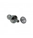 WOOOMY LOLLYPOP PLUG METAL DOUBLE BALL TALLA L COLOR BLANCO