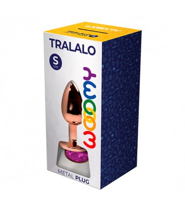 WOOOMY TRALALO PLUG DE METAL ORO ROSA TALLA S COLOR MORADO