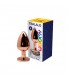 WOOOMY TRALALO PLUG DE METAL ORO ROSA TALLA L COLOR BLANCO