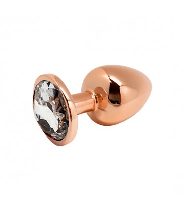 WOOOMY TRALALO PLUG DE METAL ORO ROSA TALLA L COLOR BLANCO